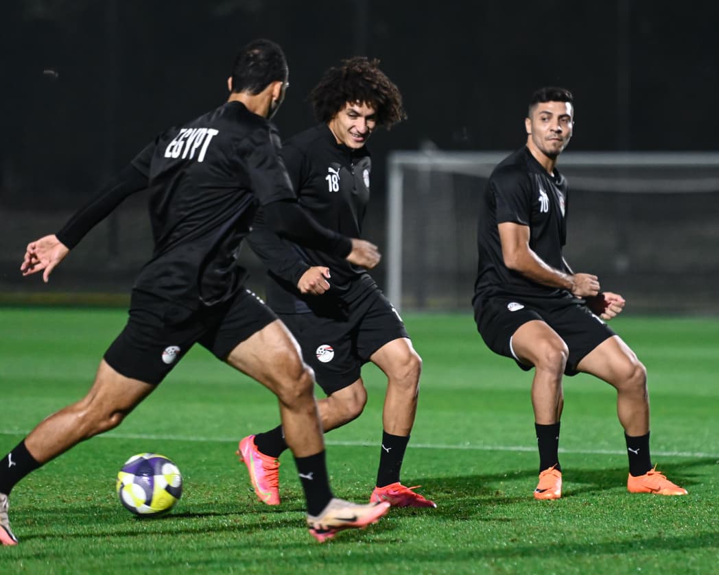 <strong>مران منتخب مصر </strong>