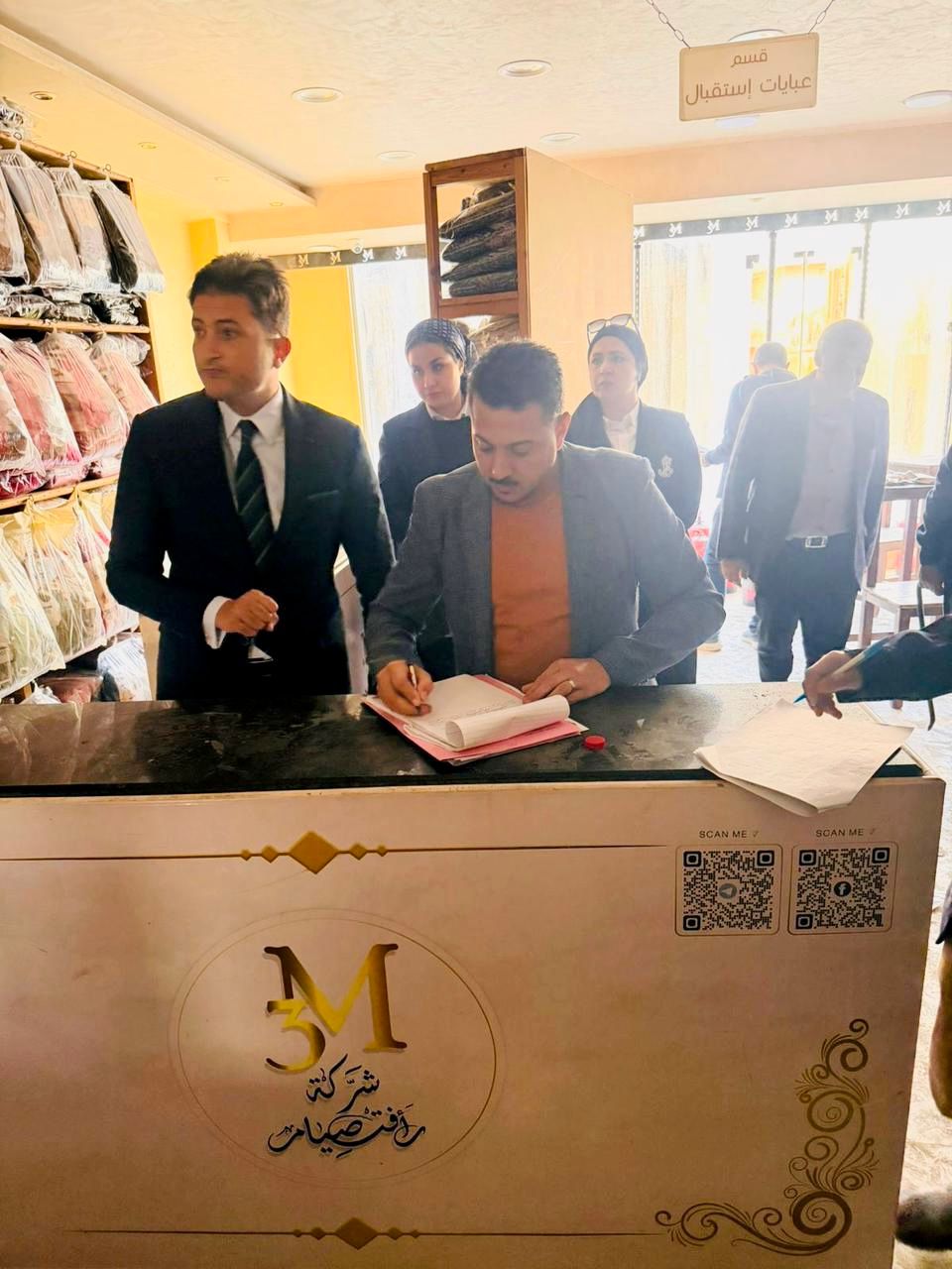 جانب من المعاينة