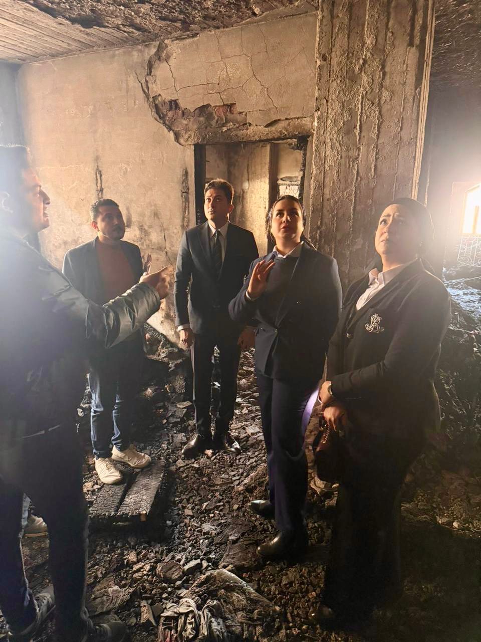 جانب من المعاينة