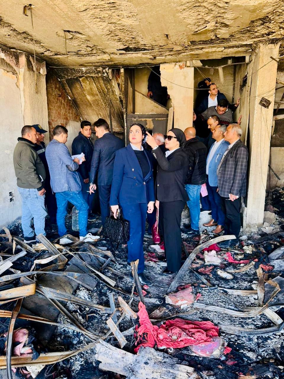 جانب من المعاينة