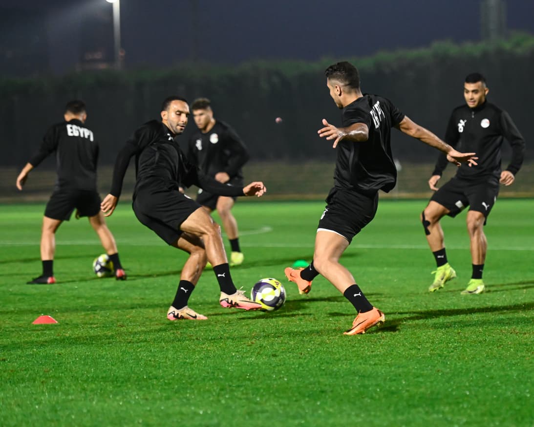 <strong>مران منتخب مصر </strong>