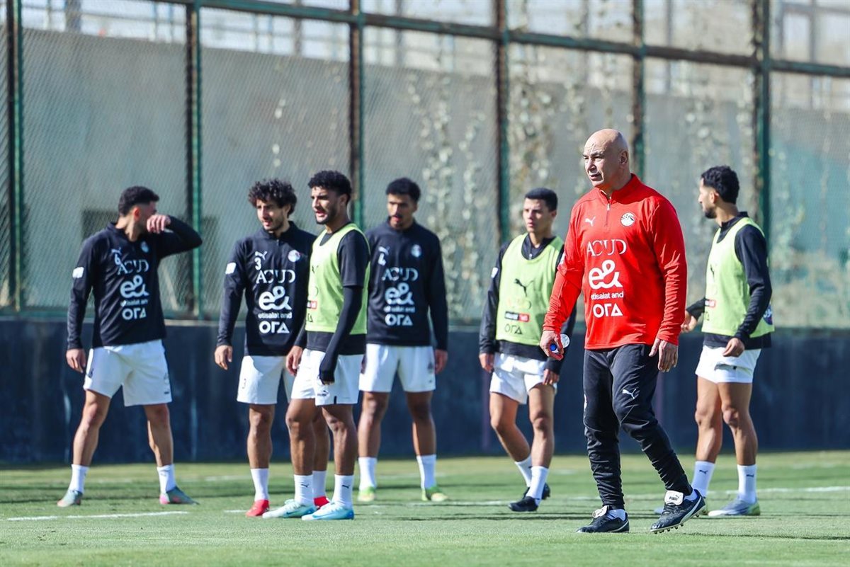 منتخب مصر يخوض تدريب صباحي بمركز المنتخبات الوطنية