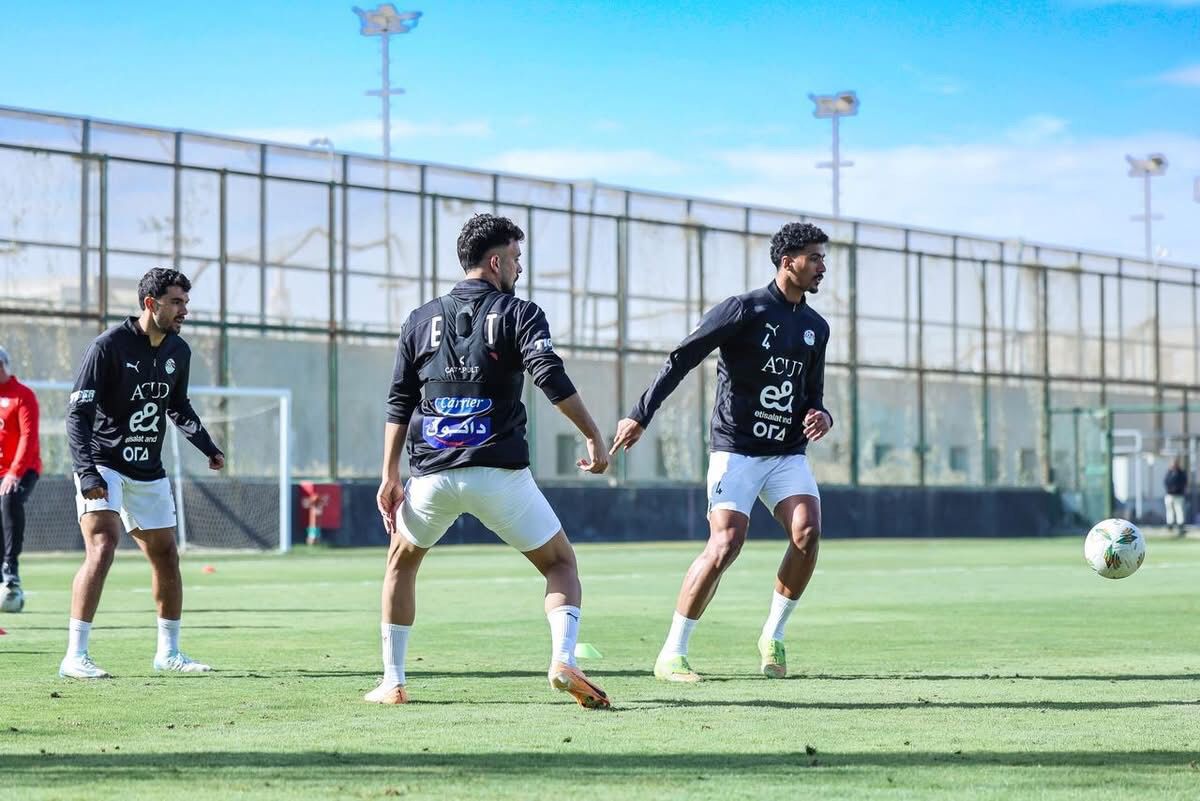 منتخب مصر يخوض تدريب صباحي بمركز المنتخبات الوطنية