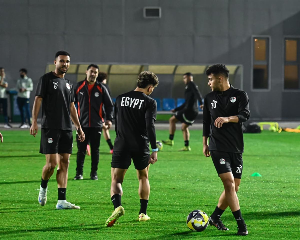 <strong>مران منتخب مصر </strong>