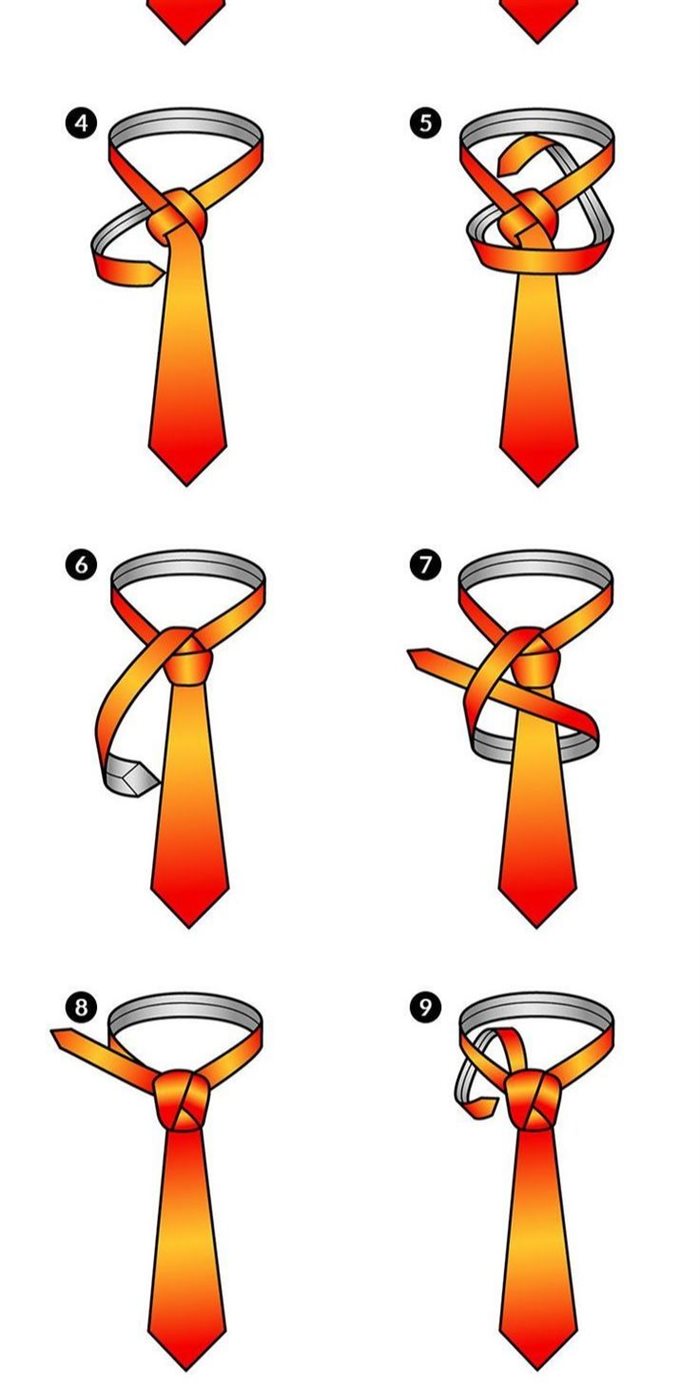 طريقة ربط الكرفتة بالصور