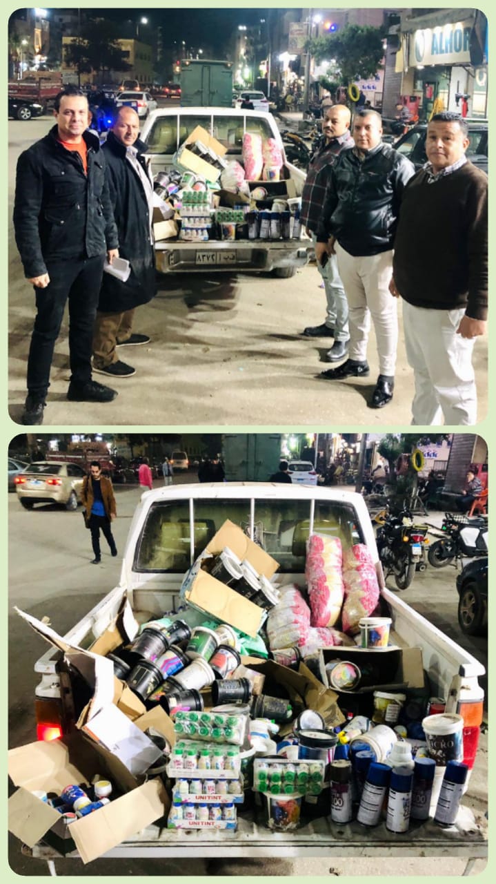 ضبط سلع وعجينة حواوشي فاسدة في حملة تموينية بالفيوم