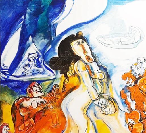 اللوحات المشاركة في المعرض