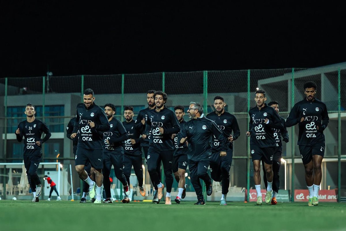 نتخب مصر يواصل تدريباته