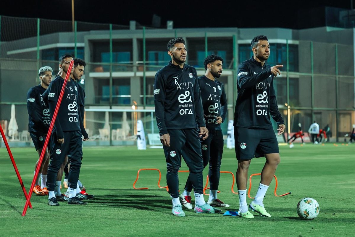 نتخب مصر يواصل تدريباته