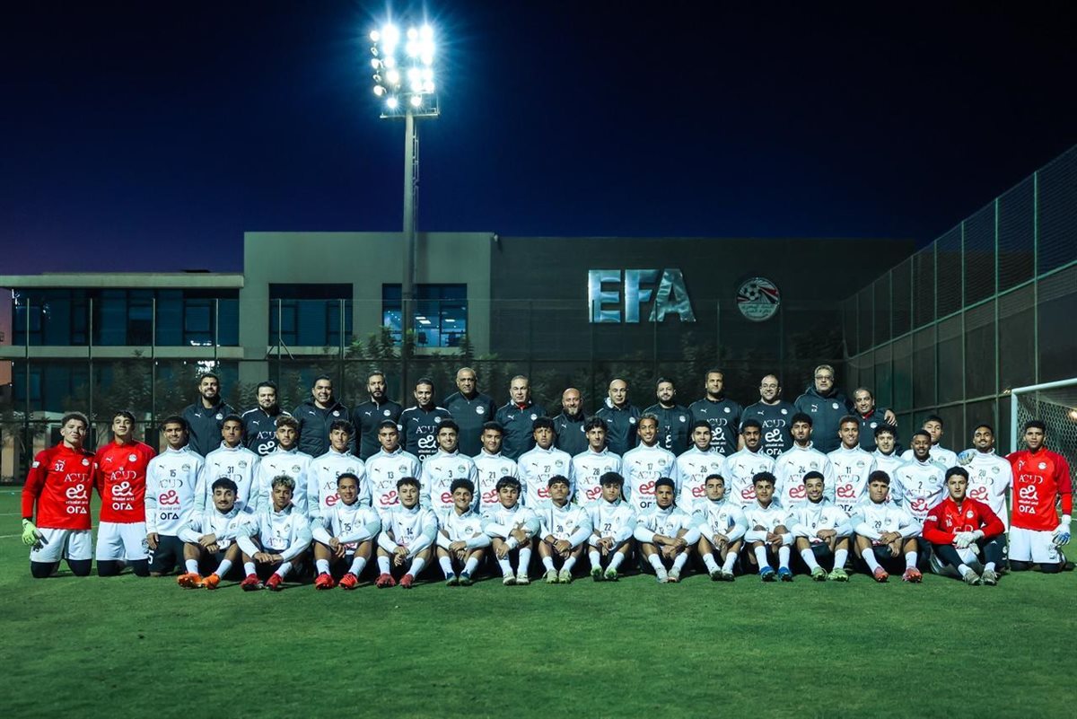 حسام حسن وإبراهيم حسن يزوران معسكر  منتخب مصر مواليد 2007