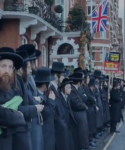 مظاهرات يهودية في بريطانيا ضد إسرائيل