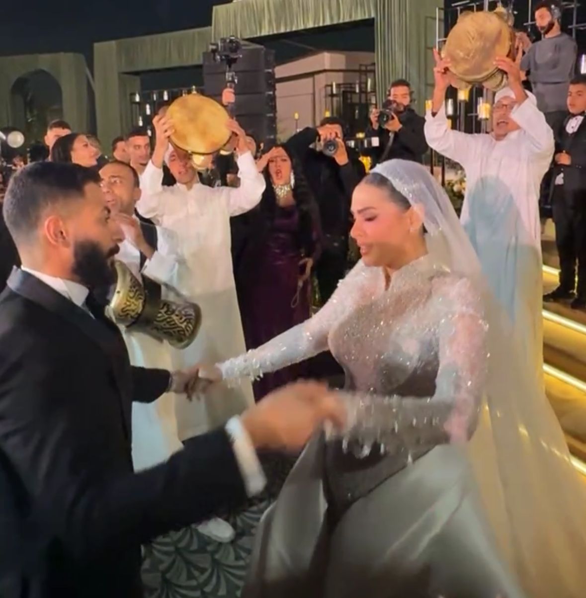 الصور الأولى من حفل زفاف ابنة الفنان محمد هنيدي