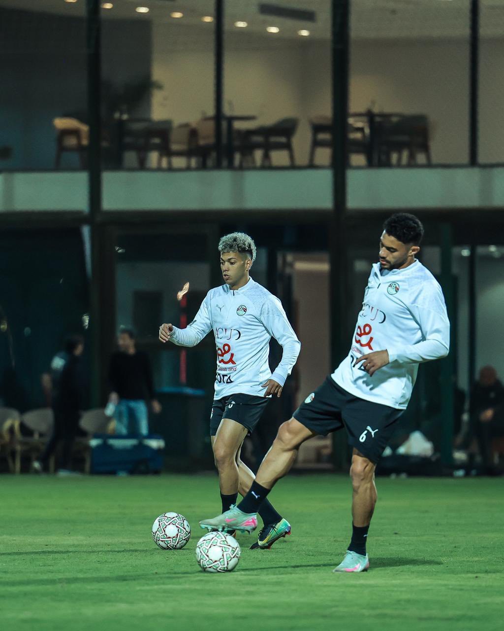 <strong>مران منتخب مصر </strong>