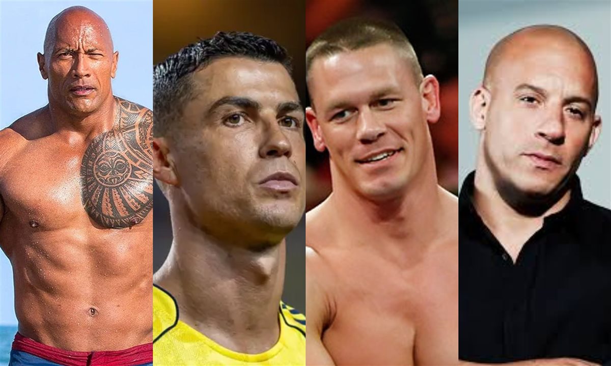 فان ديزل وجون سينا ورونالدو وذا روك