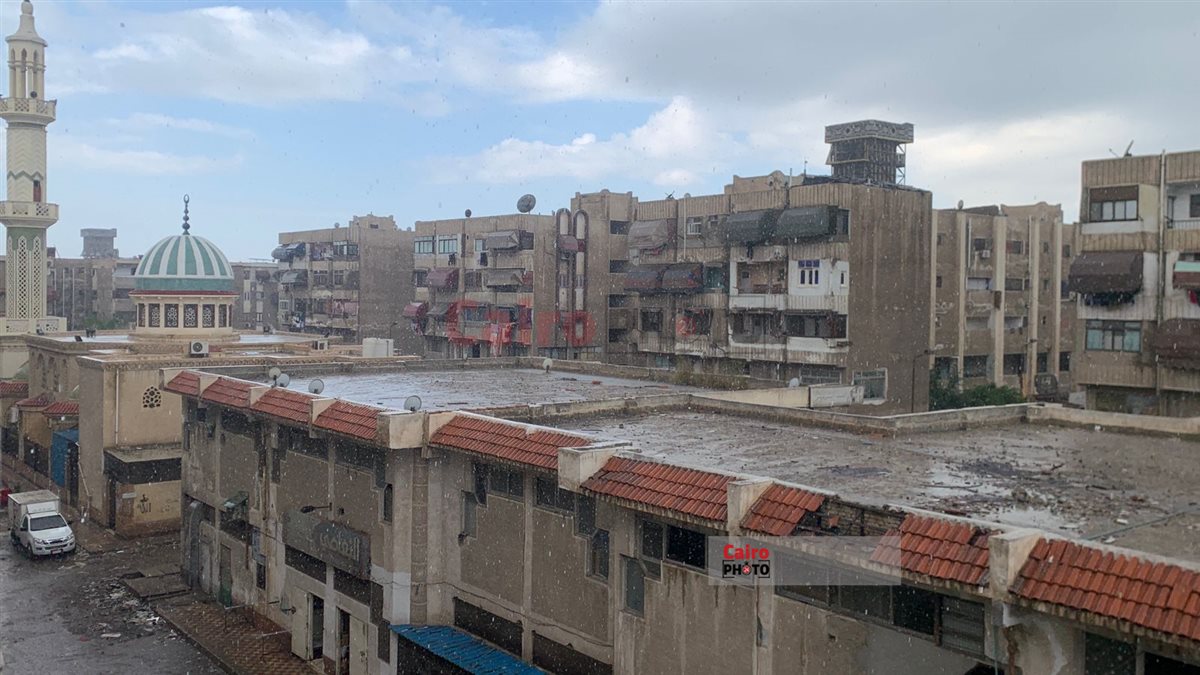 هطول أمطار ببورسعيد 