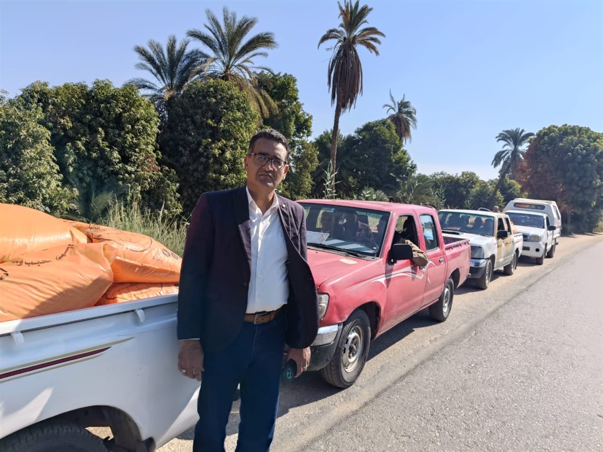 تموين الأقصر يضبط أسمدة مدعمة بالسوق السوداء