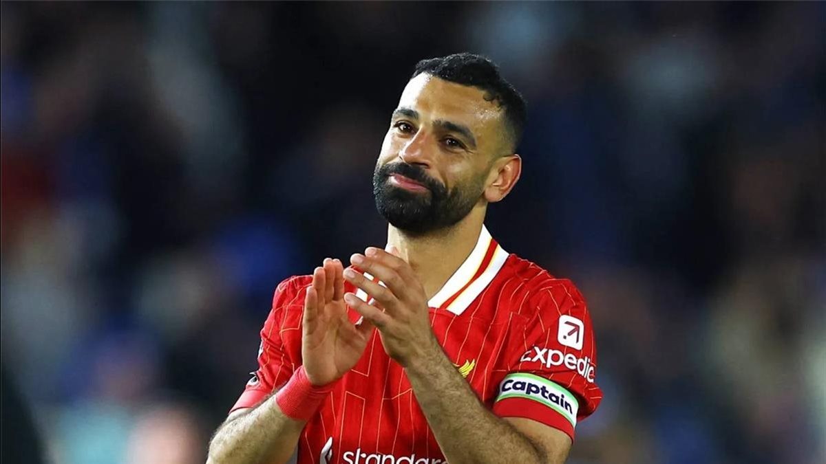 <strong>محمد صلاح لاعب نادي ليفربول الإنجليزي</strong>