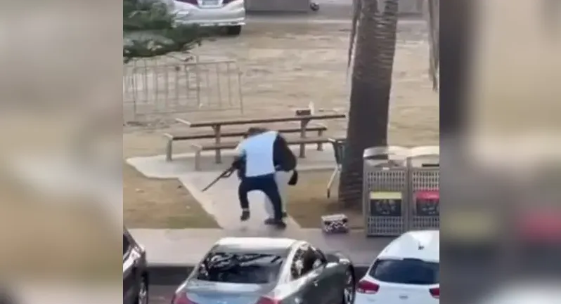 لحظة التصدي للهجوم