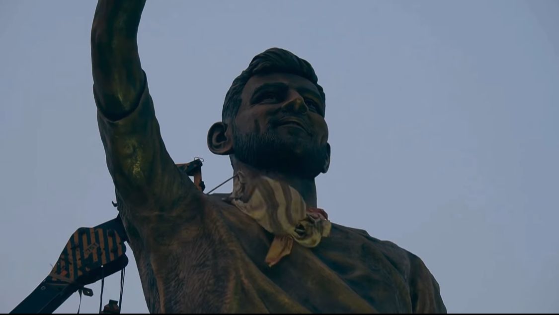 تمثال لـ ليونيل ميسي في الهند