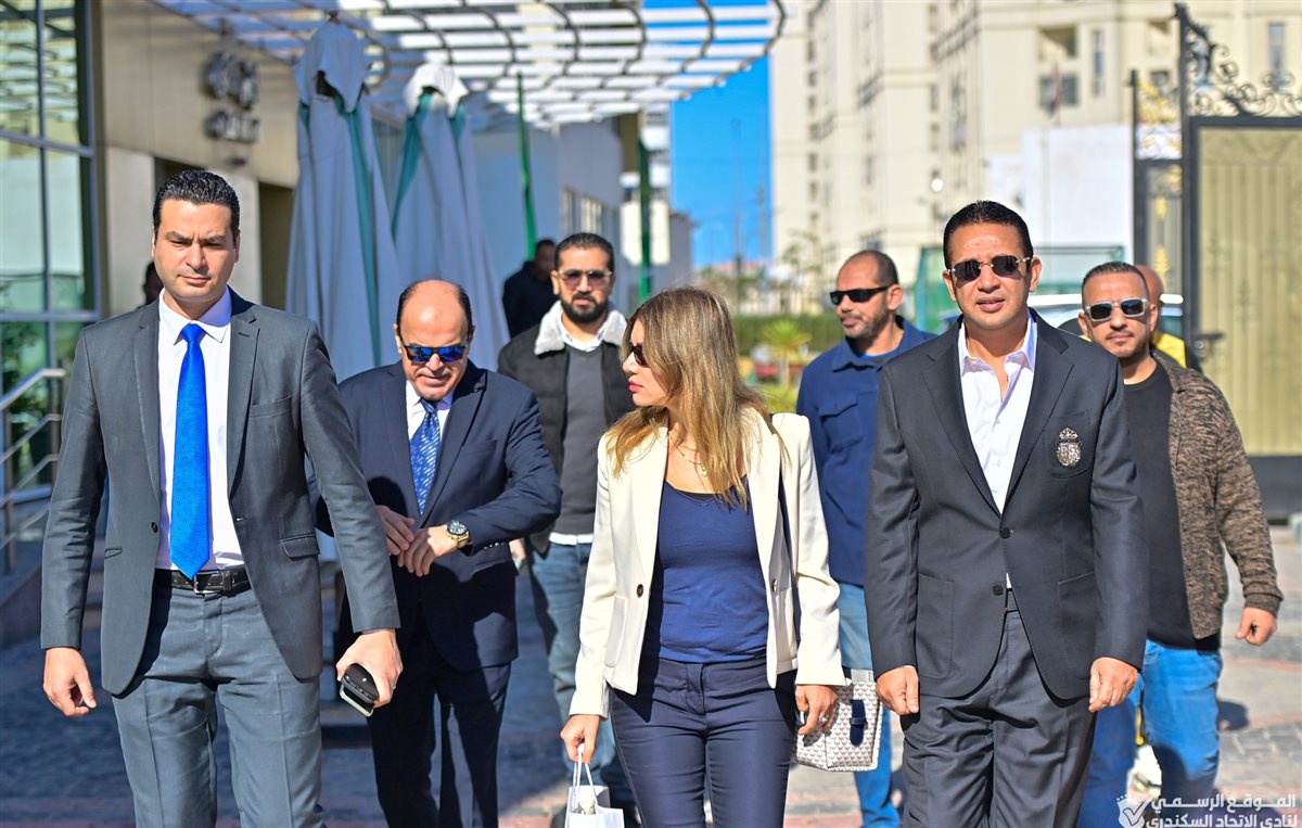 وفد فرنسي يزور فرع الاتحاد السكندري بسموحة
