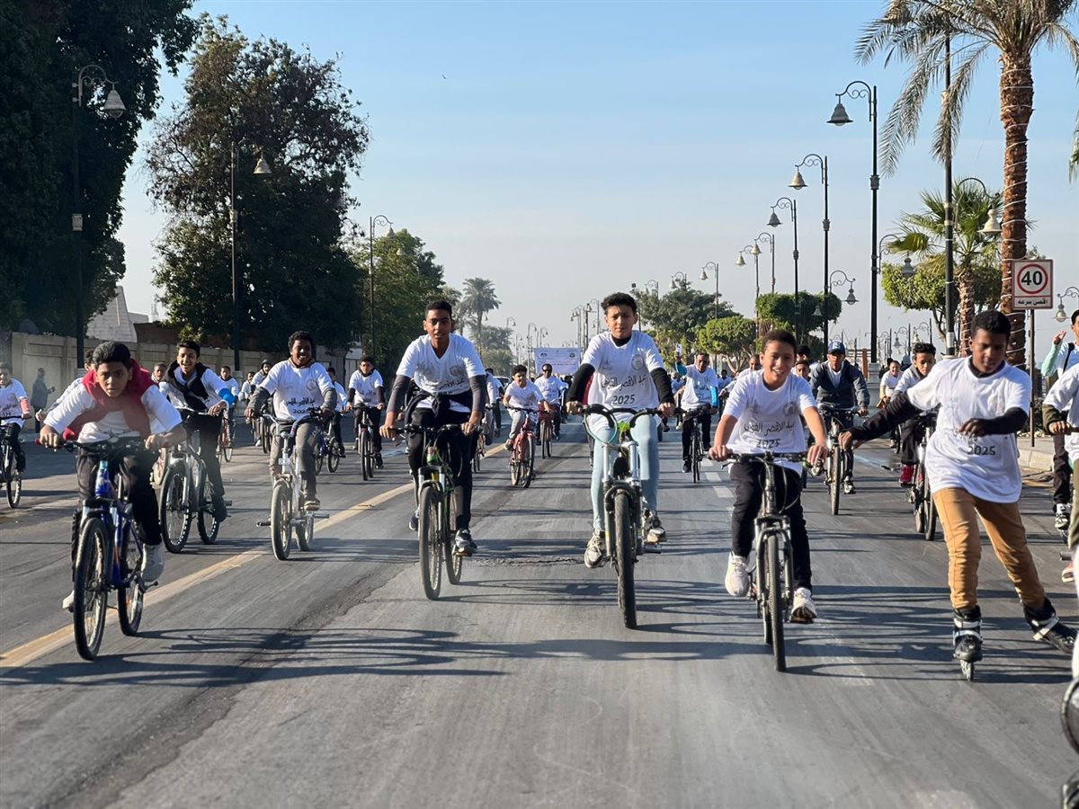 ماراثون للدراجات النارية إحتفالا بالعيد القومي للأقصر