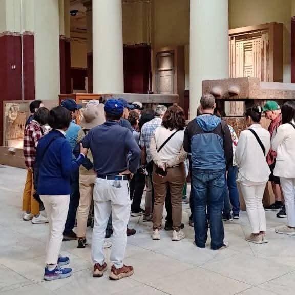 إقبال كبير من السائحين على زيارة المتحف المصري بالتحرير