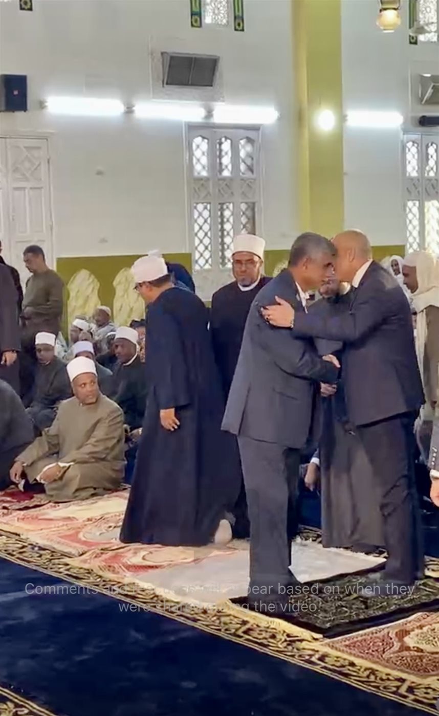 آل الطيب في إستقبال وزير الأوقاف ومحافظ الأقصر