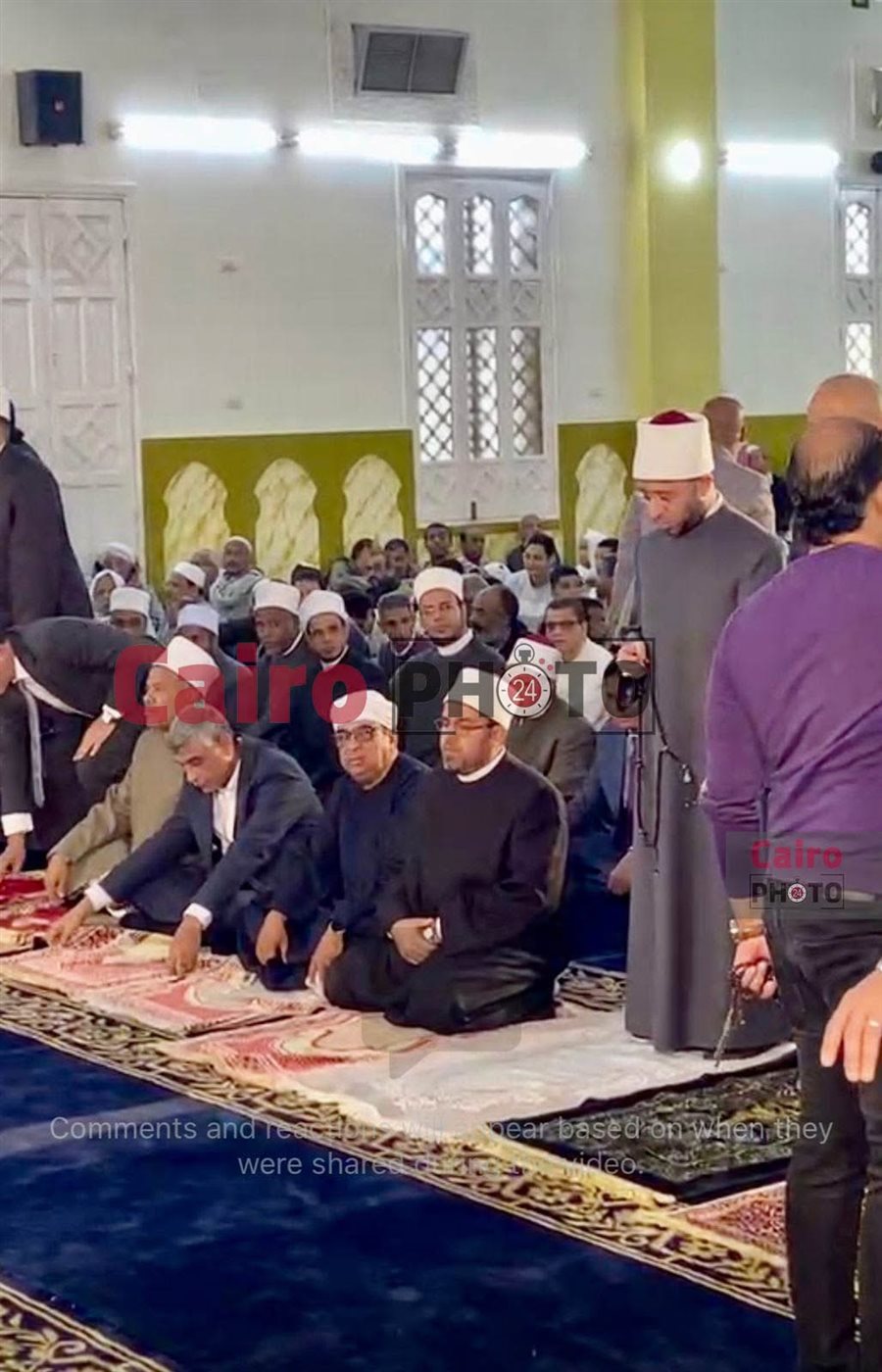 آل الطيب في إستقبال وزير الأوقاف ومحافظ الأقصر