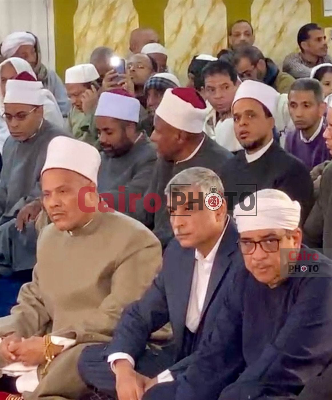 آل الطيب في إستقبال وزير الأوقاف ومحافظ الأقصر