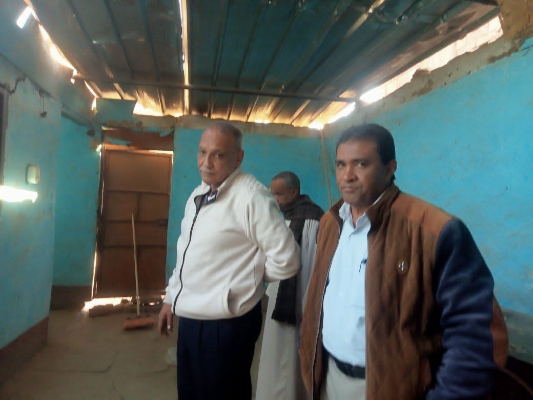 وكيل وزارة الزراعة بالأقصر يتفقد منازل الأهالي بالدير&nbsp;