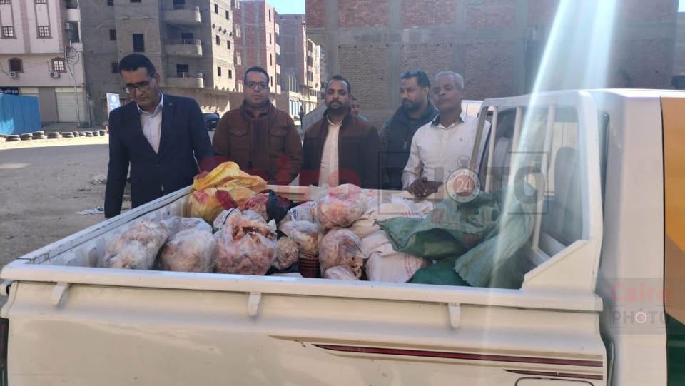 ضبط نصف طن &nbsp;لحوم فاسدة بالأقصر