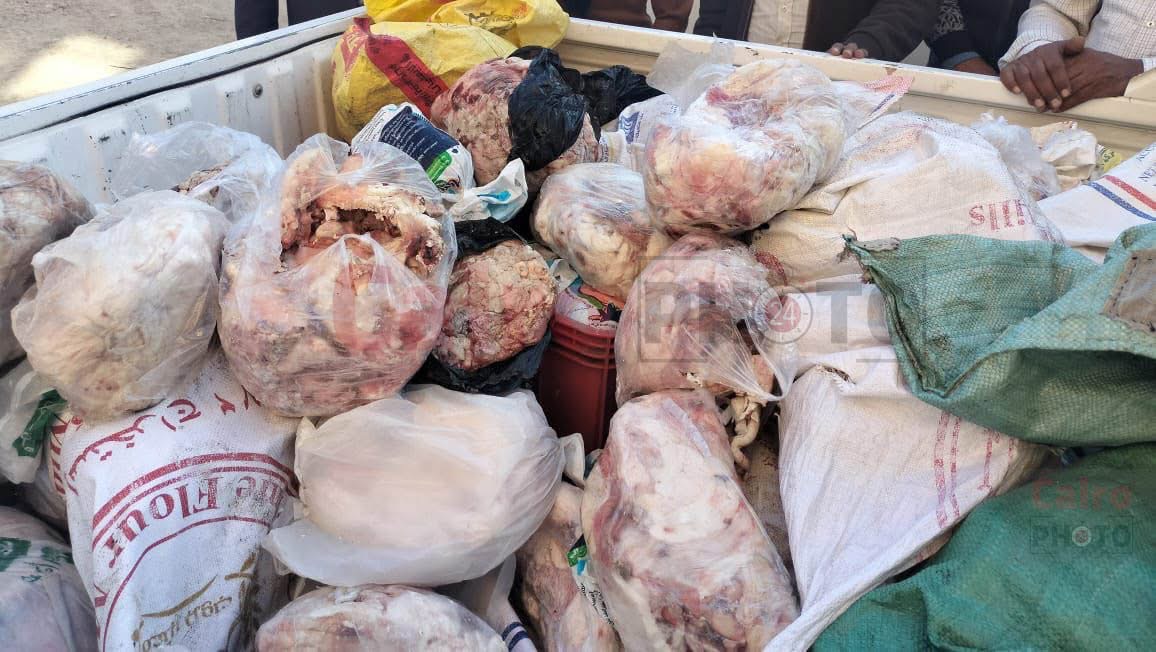 ضبط نصف طن &nbsp;لحوم فاسدة بالأقصر