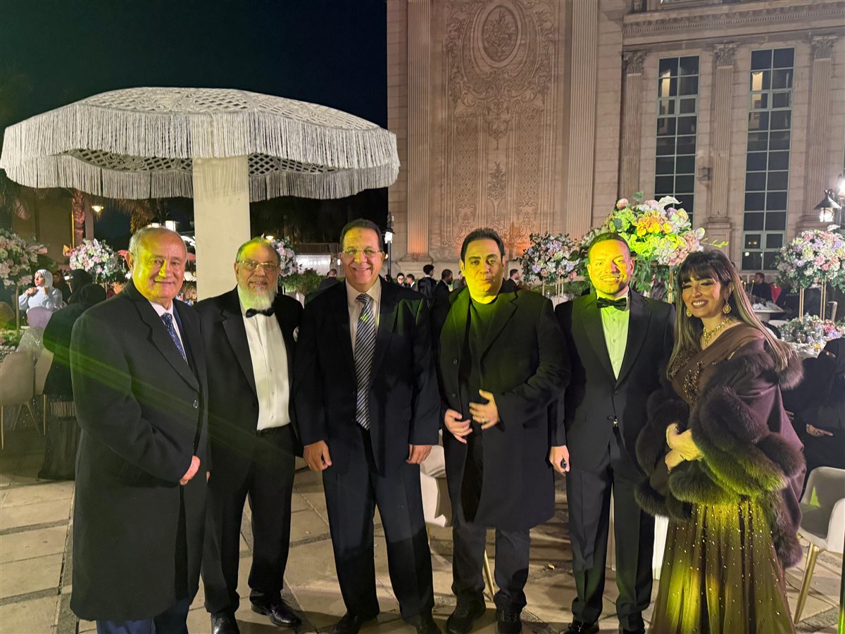 جانب من الحضور في حفل نجلة المحامي منتصر الزيات