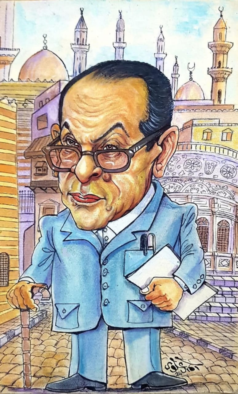 لوحة لنجيب مشاركة بالمعرض