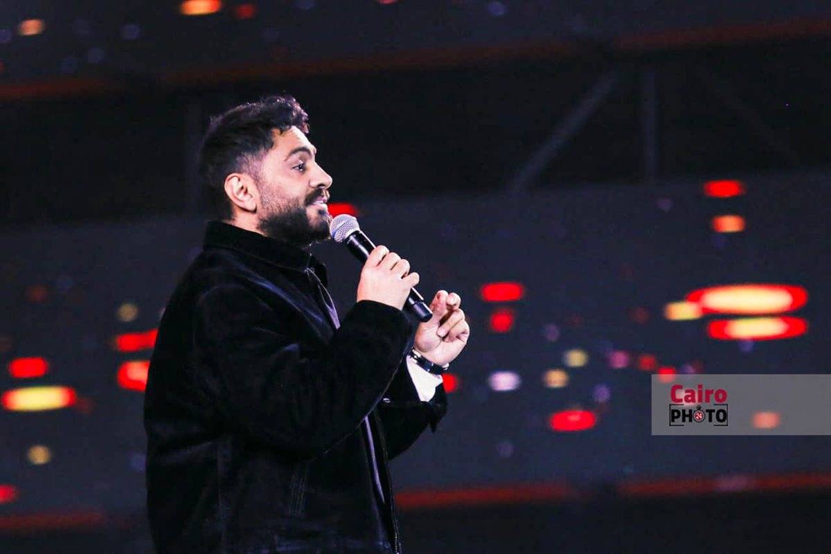 تامر حسني يشعل أجواء حفل راعي مصر بقصر عابدين <br>