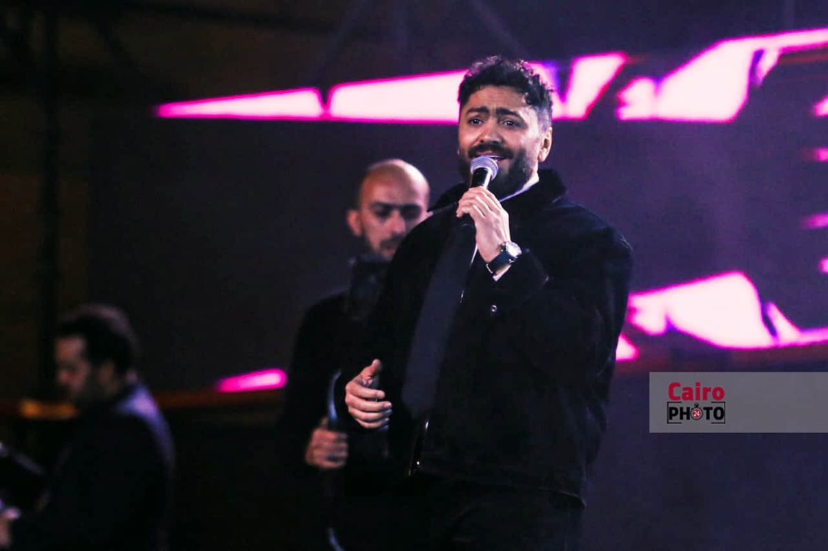 تامر حسني يشعل أجواء حفل راعي مصر بقصر عابدين <br>