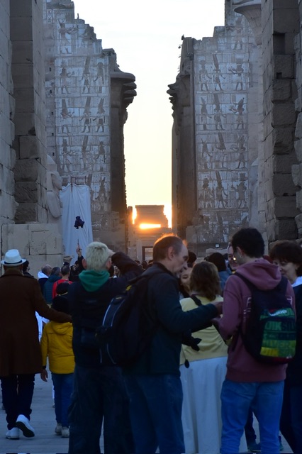 تعامد الشمس على قدس الأقداس بمعابد الكرنك