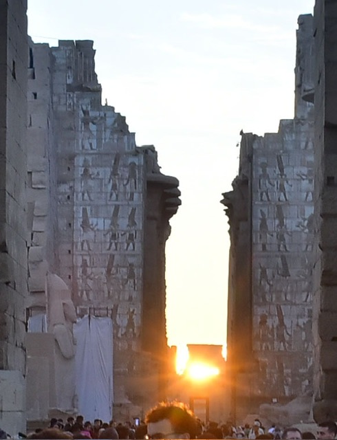 تعامد الشمس على قدس الأقداس بمعابد الكرنك