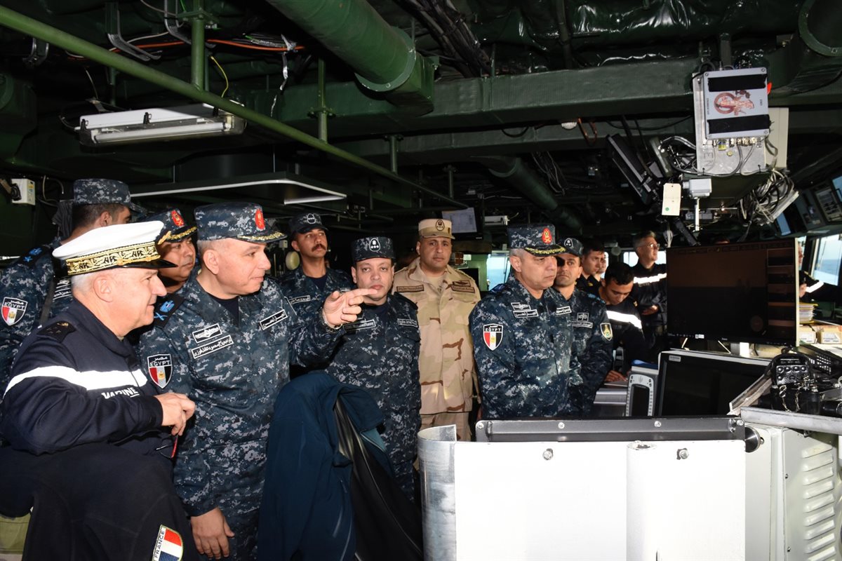 ختام فعاليات التدريب البحرى المشترك المصرى الفرنسى