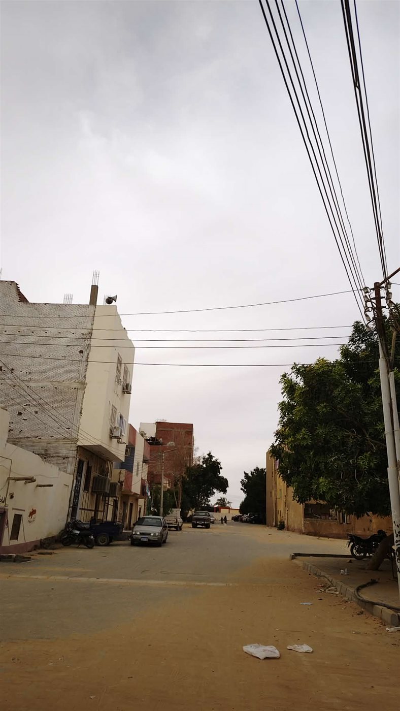 سحب كثيفة تغطي سماء الوادي الجديد