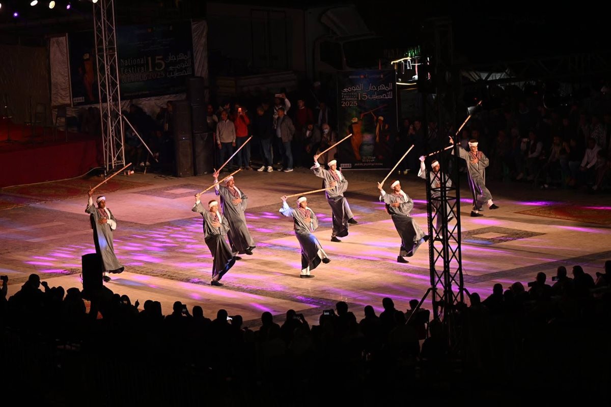 مهرجان التحطيب بساحة أبو الحجاج بالأقصر