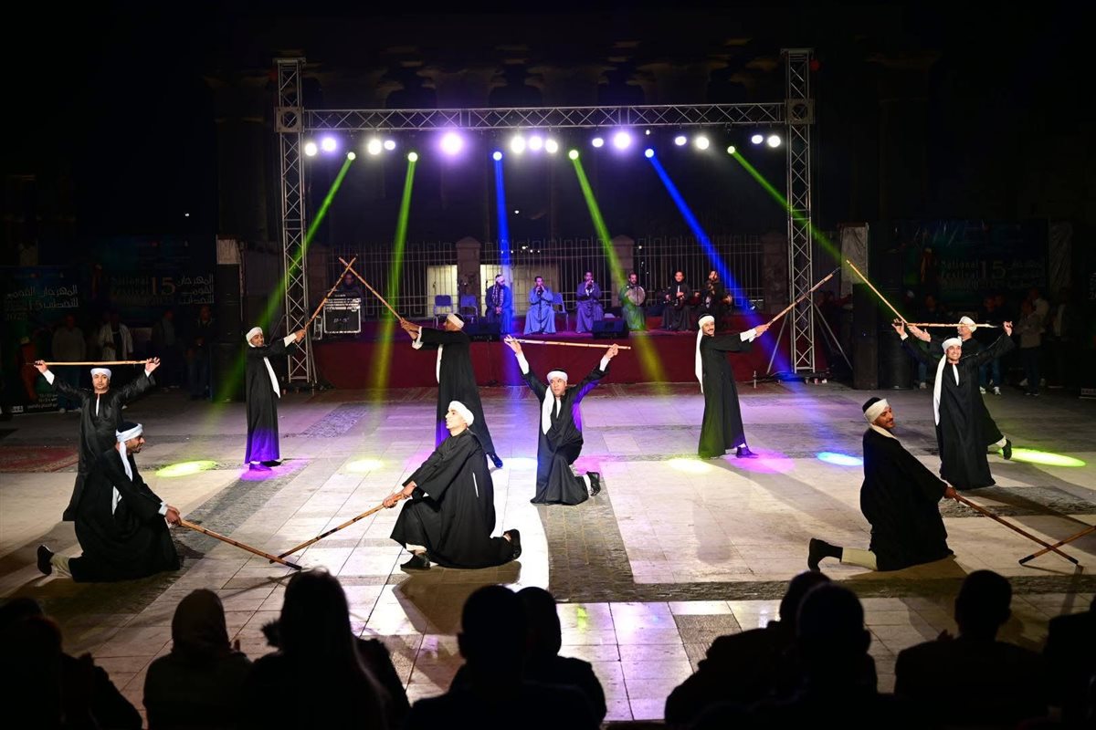 مهرجان التحطيب بساحة أبو الحجاج بالأقصر