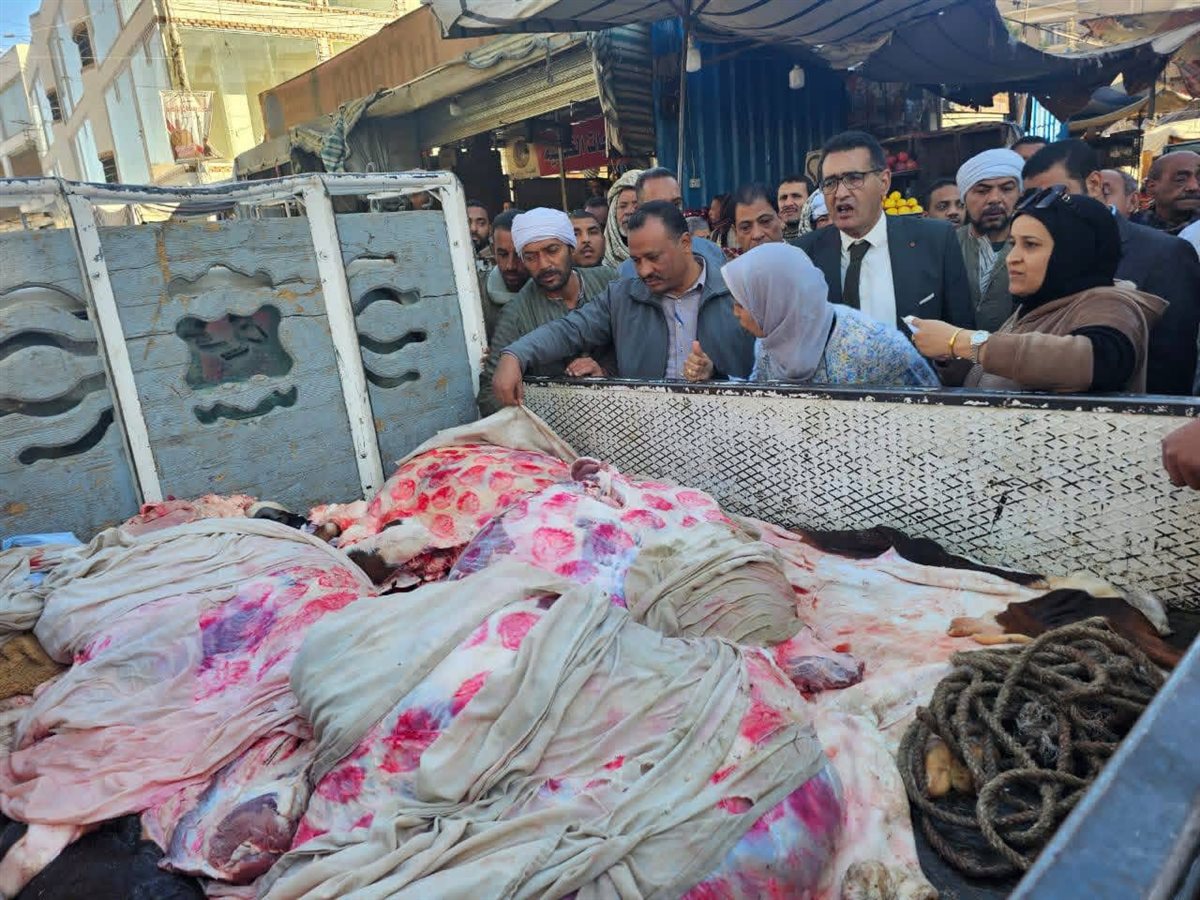 ضبط لحوم بأختام مزورة في الأقصر