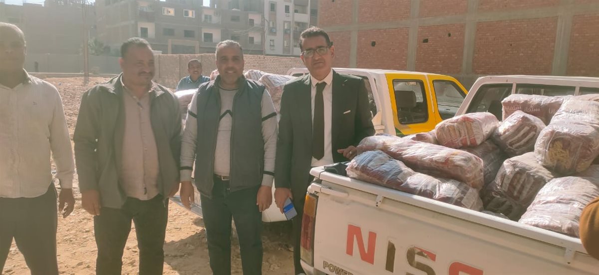 ضبط 3950 كيس مكرونة مدعمة بالأقصر