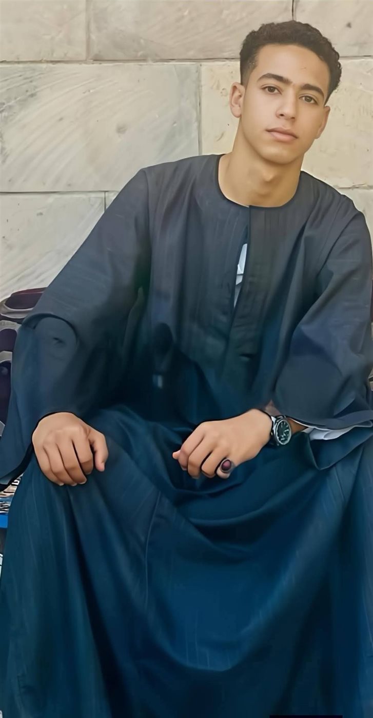 الشاب المتوفي خلال حادث في قنا