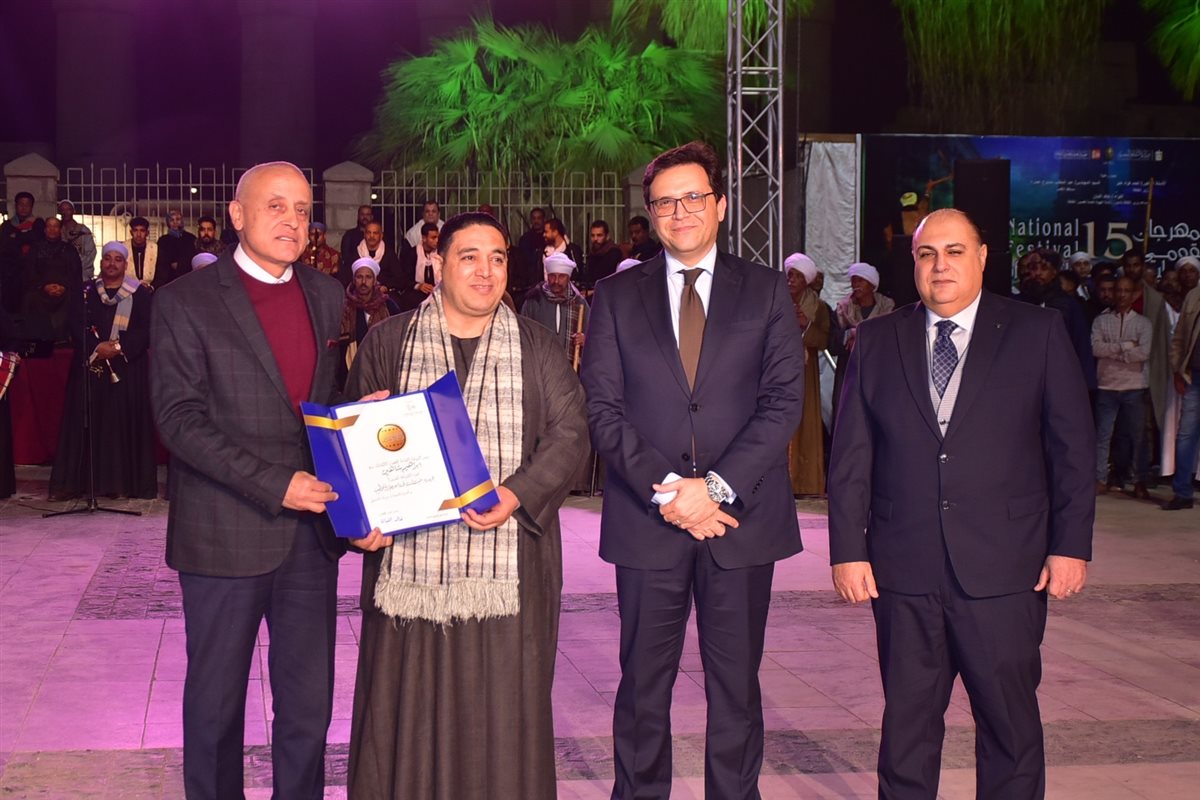 وزير الثقافة ومحافظ الأقصر يشهدان ختام التحطيب&nbsp;