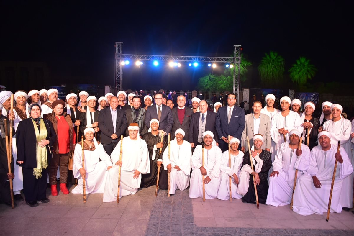 وزير الثقافة ومحافظ الأقصر يشهدان ختام التحطيب&nbsp;