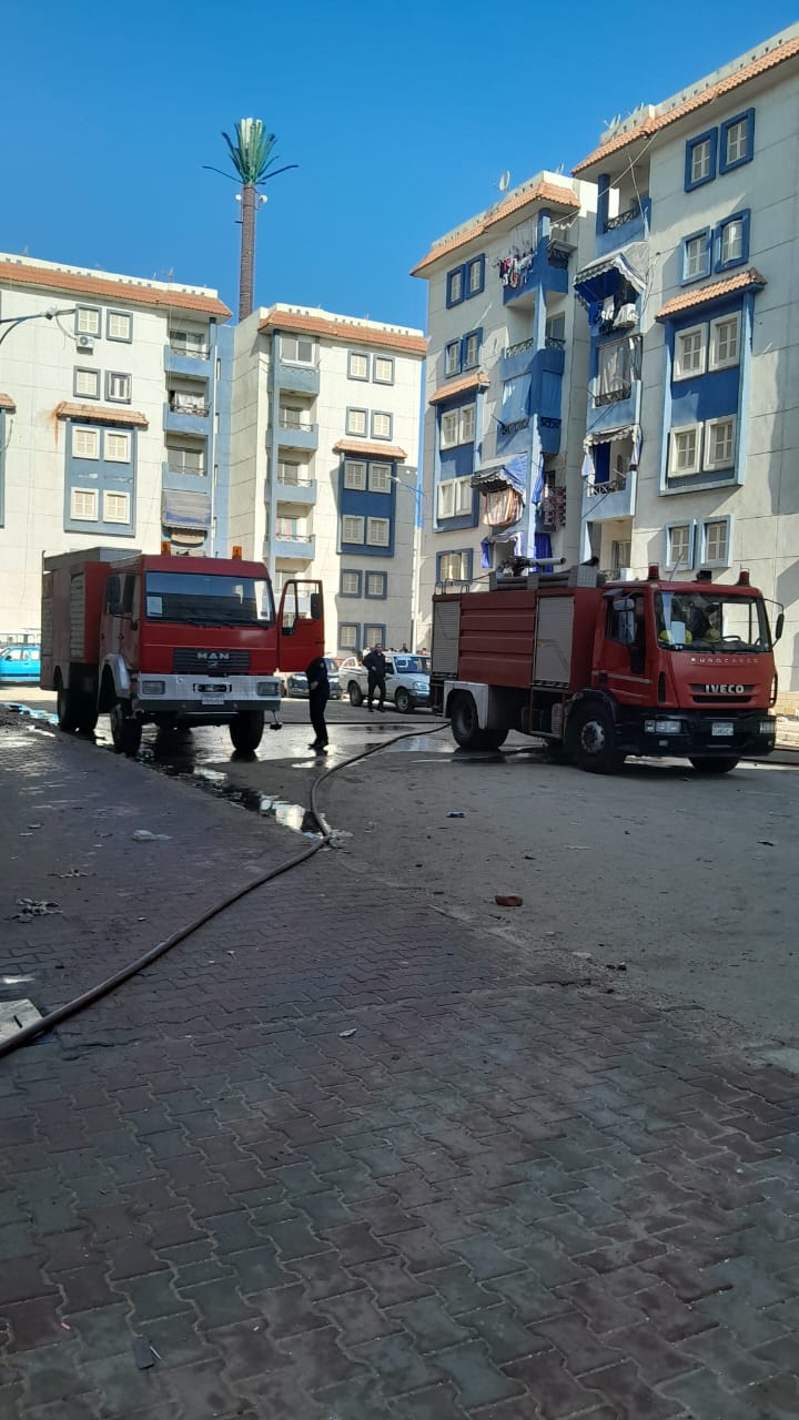 حريق ببورسعيد 