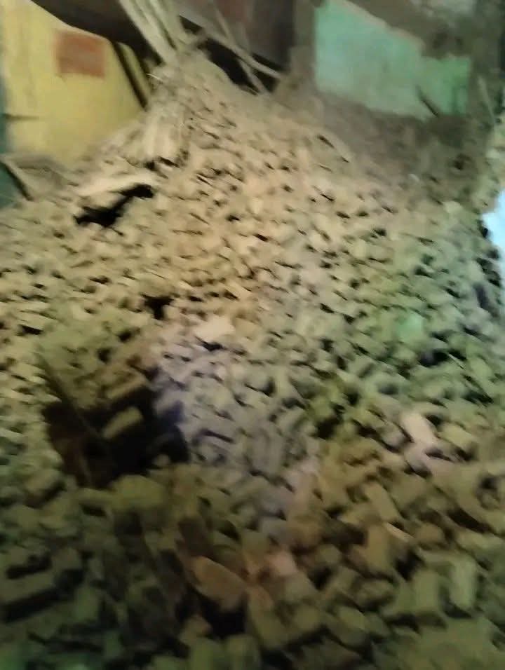 إنهيار المنازل في إسنا&nbsp;