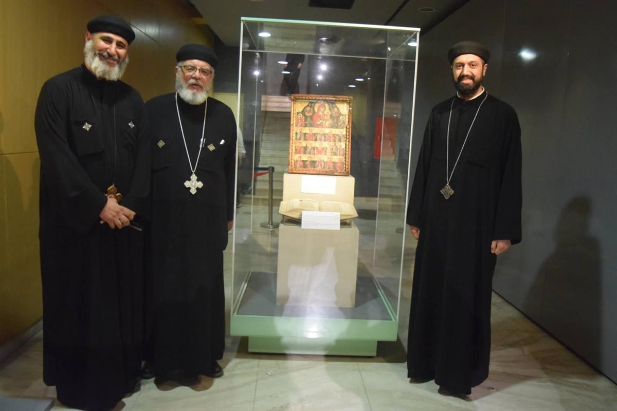 جانب من افتتاح المعرض&nbsp;